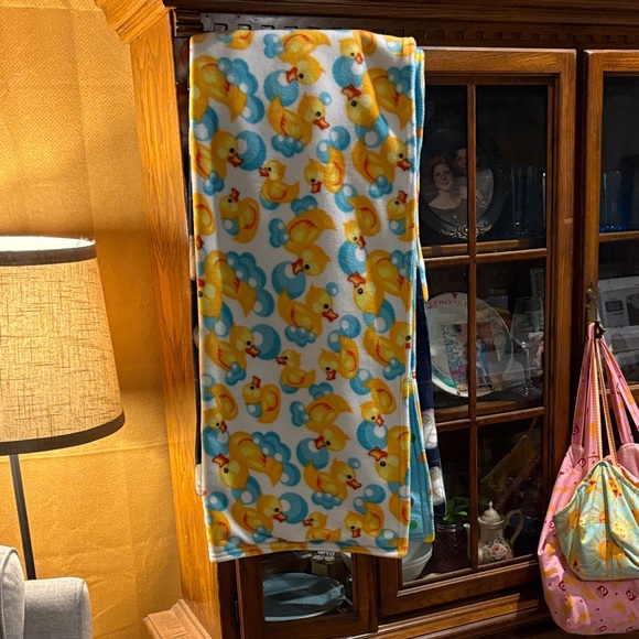 Handmade Other - Duck Patterned Fleece Blanket